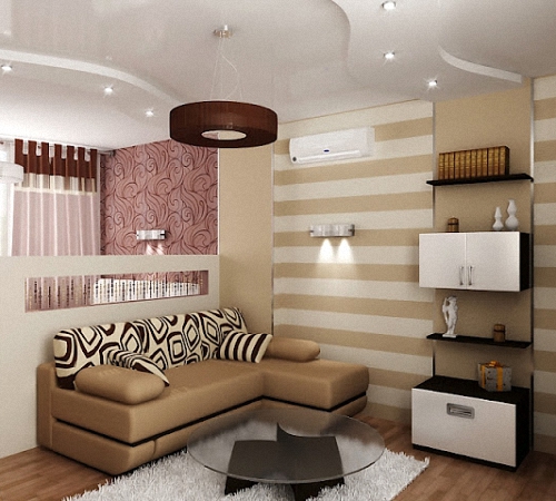 تصميم الغرفة مع الانقسام إلى منطقتين تقسيم غرفة النوم الصور نصائح